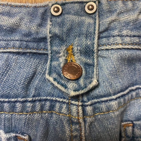 AX Armani Exchange Y2K Distressed Bootcut Jeans - Size 4S - Picture 8 of 13